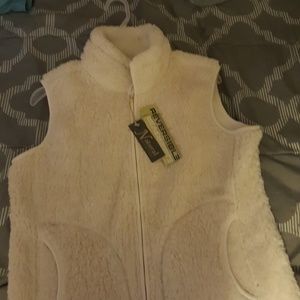 White reversible vest